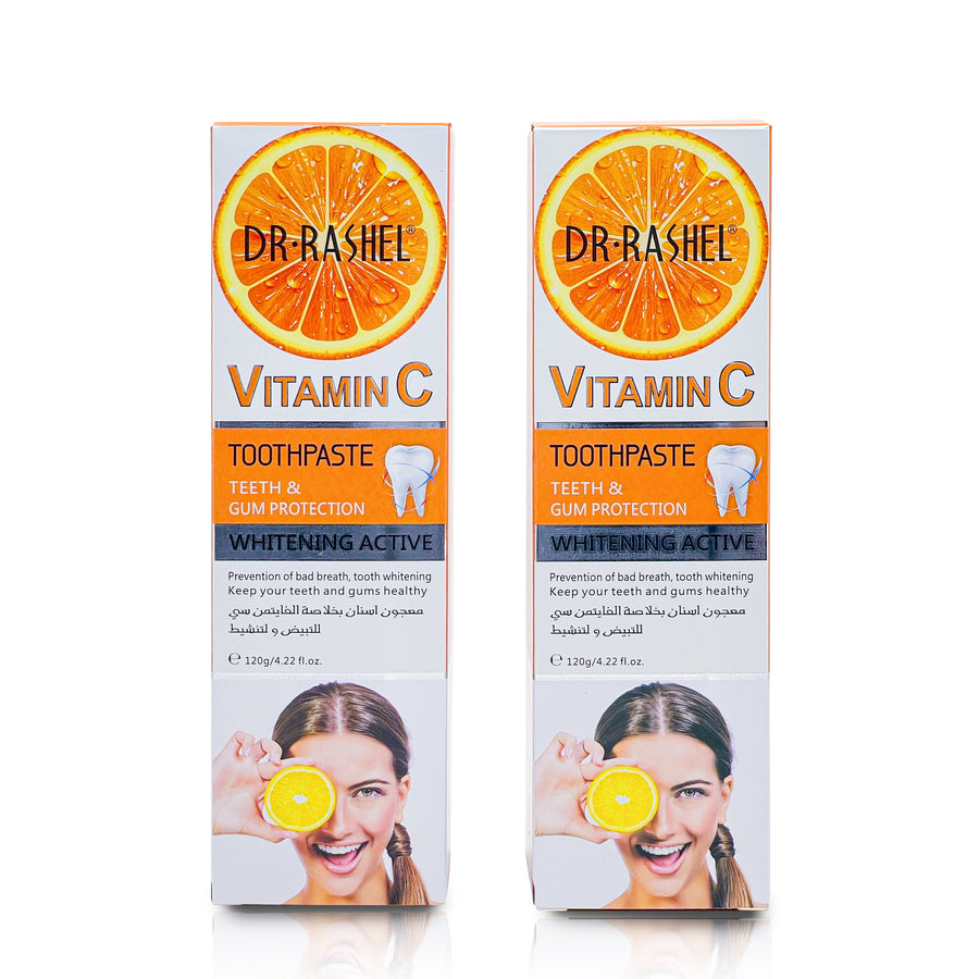 Dr.Rashel Vitamin C Toothpaste 120G pack of 2