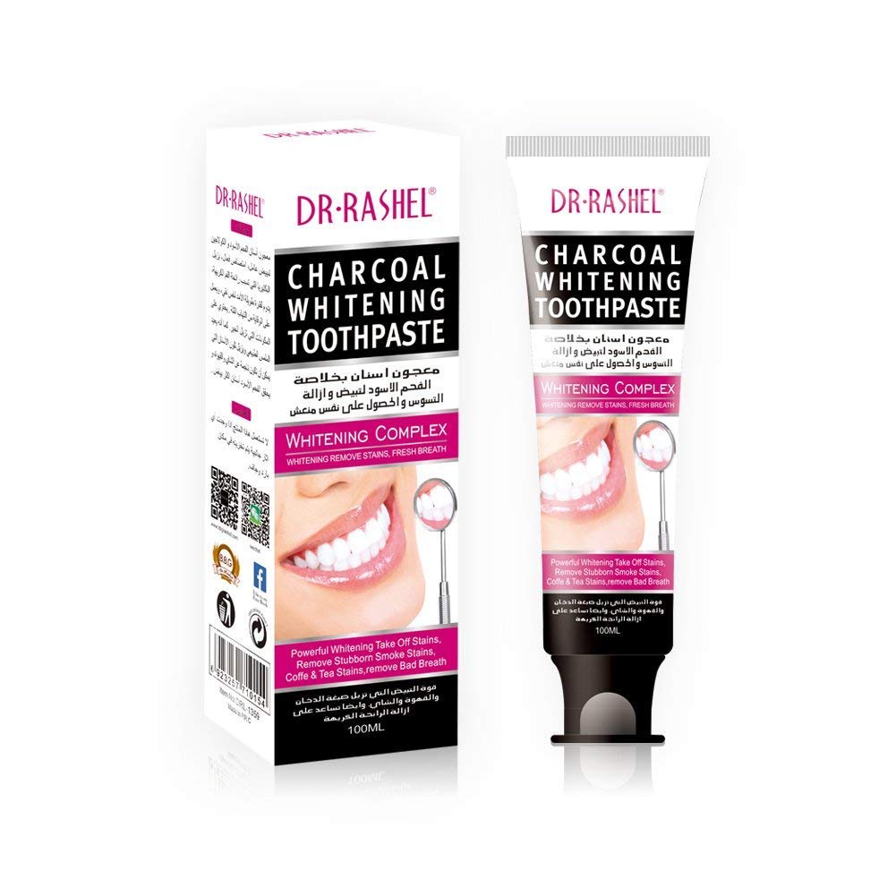 Dr.Rashel Teeth Whitening Toothpaste with Charcoal 100 ml